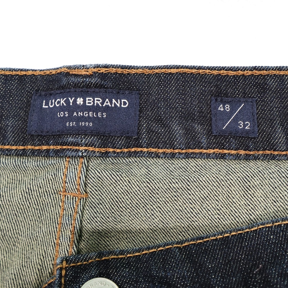 LUCKY BRAND Men's Size 48x32 Barite 410 Athletic Fit Dark Wash Denim Jeans - Picture 3 of 10